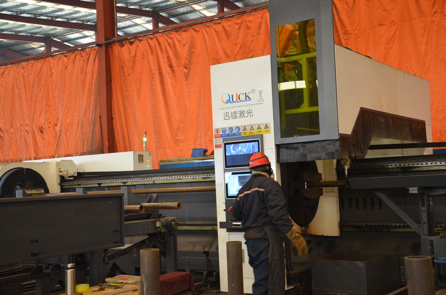 Qingdao KXD Steel Structure Co., Ltd üreticinin üretim hattı