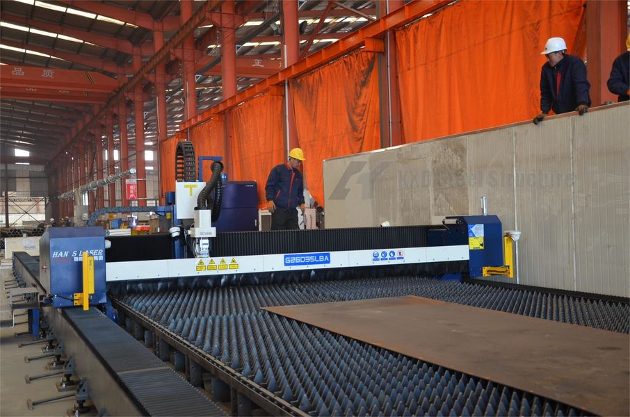Qingdao KXD Steel Structure Co., Ltd üreticinin üretim hattı