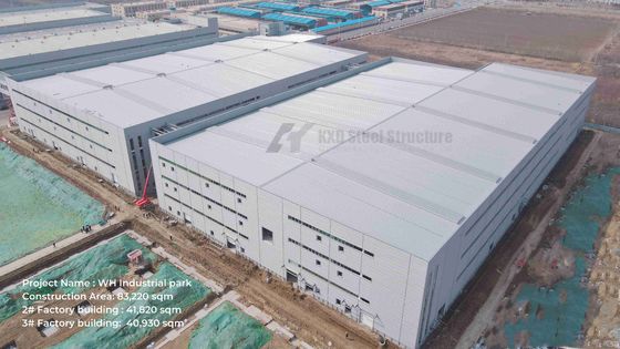 Özel Prefab Çelik Yapı Atölyesi Ticari Çelik Depo CE Onaylı