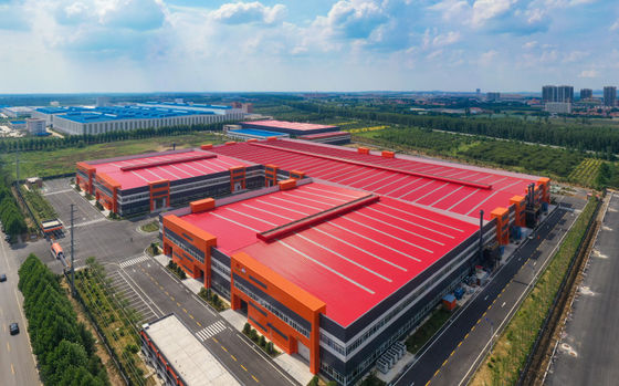 Galvanizli Çelik Yapısı Depo Bolt / Weld Connect Prefab Çelik Depo