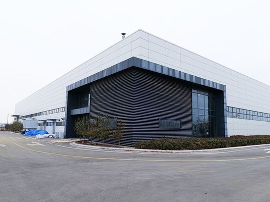 Yüksek Güçlü Prefab Endüstriyel Çelik Bina Hangar Köprüsü Depo İnşaatı