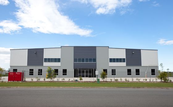 Hızlı Montaj Endüstriyel Prefabrik Çelik Binalar Metal Prefabrik Fabrika Binası