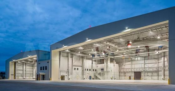Helikopter Çelik Yapısı Hangar Taşınabilir Modüler Uçak Hangarları
