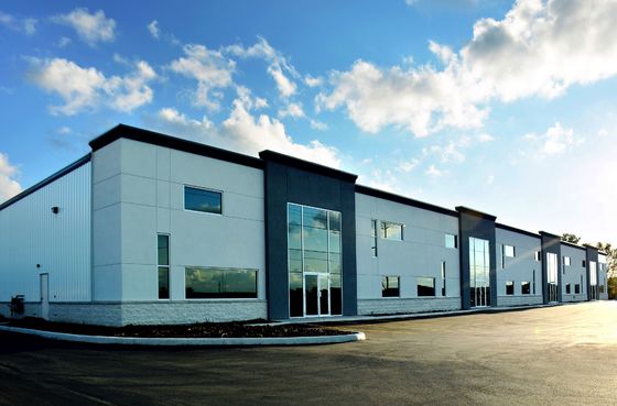 Önceden tasarlanmış H kirişli çelik yapısı Depo Metal prefab atölyesi