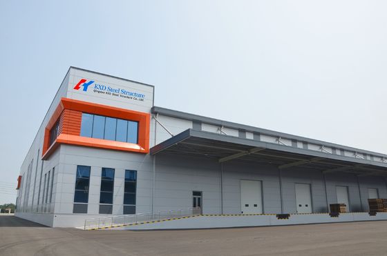 Kasırga Direnişli Prefabrik Çelik Çerçeve Bina Metal Depo Hangar Ofis İşleri