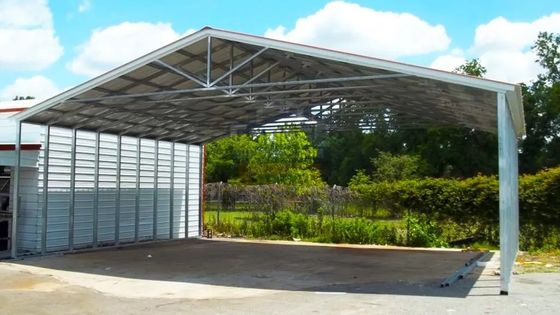 Endüstriyel Prefab Çelik Yapı Bina Çanta Taşınabilir Metal Taşınabilir Garaj
