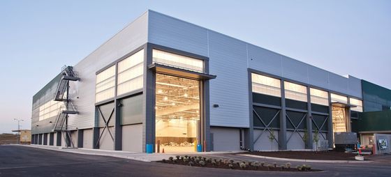 Prefabrik Ticari Metal Bina İnşaat Yüksek katlı hafif çelik çerçeveli bina