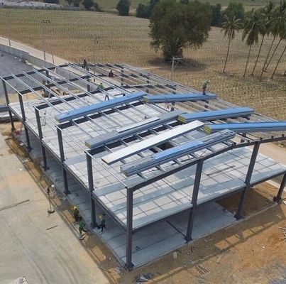 HDG Metal İnşaat Bina Prefabrik Depo Çelik Çerçeve Ofis Binası
