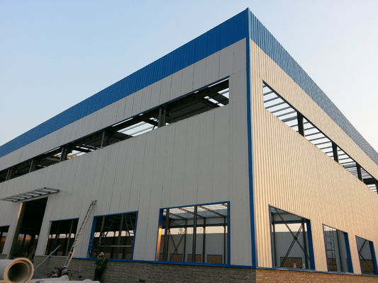 Mühendislik öncesi metal inşaat binası Anti koroziv depo çelik yapısı