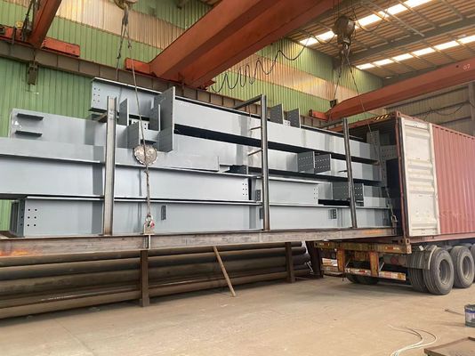 40' konteyner yükleme depo atölyesi hangarı için prefabrik çelik çerçeve binaları