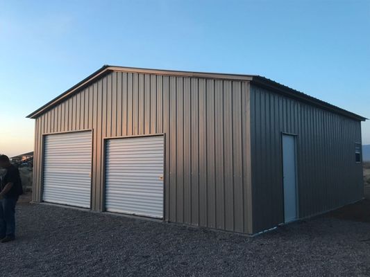 Prefab Steel Shed İnşaatı Yüksek katlı çelik depolama depo binası