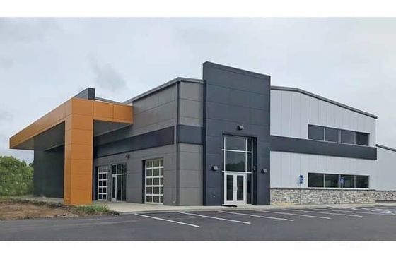Çok katlı çelik yapı inşaatı endüstriyel depo fabrika binası