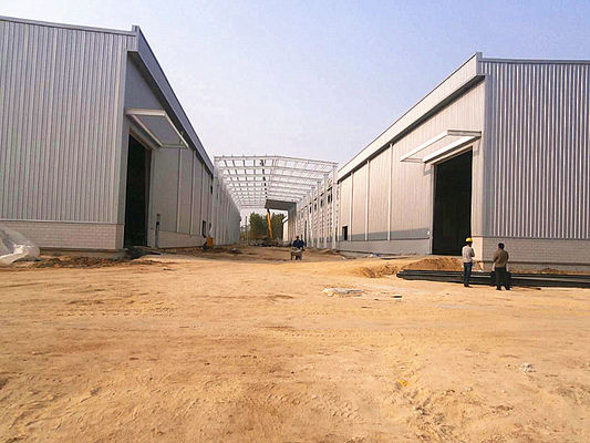 Prefabrik Çelik Yapı Bina Atölyesi Fabrika Fabrikası SGS BV CE Onaylandı