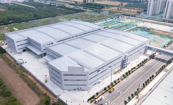 ASTM Prefab Endüstriyel Metal Prefabrik Yapı Çelik Çerçeve Yapı Depolama İnşaat Depolama