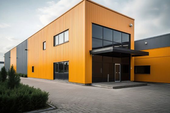 Boyalı Çelik Yapı Atölyesi Modern Bina