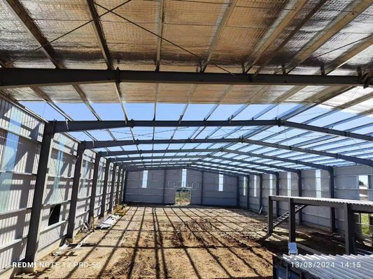 Mimarlık Tasarımı Prefab Çelik Yapı Çerçeve Depo Deprem Karşı