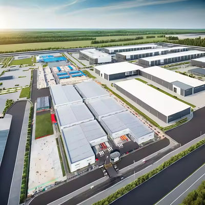 Modern Tasarım Endüstriyel Çelik Yapısı Yapılandırılmış Depo Bina Optimal Verimlilik