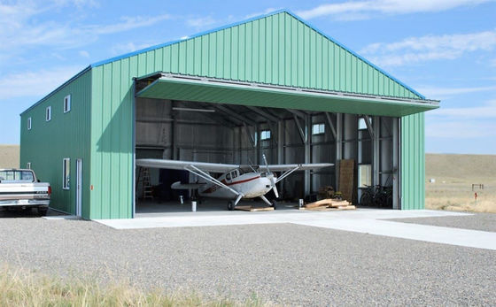 Modüler Kolay Montaj Çelik Yapı Uçak Hangarı Modern Ekonomik Önyapı Endüstriyel Hangar Küçük Hafif Depo