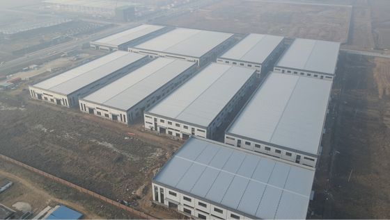 Taşınabilir prefabrik çelik yapı çerçevesi endüstriyel ve ticari bina depo atölyesi
