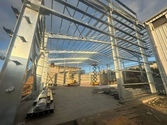 Sıcak Dip Galvanizli Yüzey Son Güncelleme Ucuz Modern Çağdaş Metal İnşaat Bina