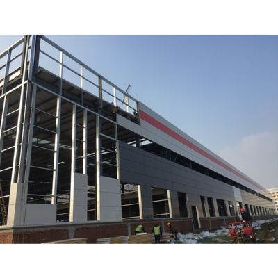 İzole edilmiş sandviç paneli metal çerçeve yapısal prefabrik binalar