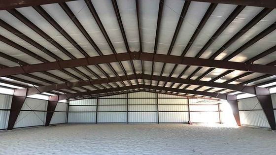 Ekonomik Metal Çerçeve Kolay Montaj Yapısı Çelik Hangar