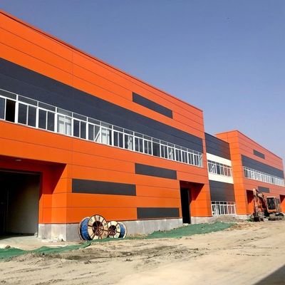 Endüstriyel Büyük Metal Prefabrize Özel Çelik Yapı Atölyesi İnşaat