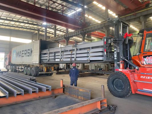 40 konteyner yükleme prefabrik çelik binalar taşınabilir doğrudan yerleştirme