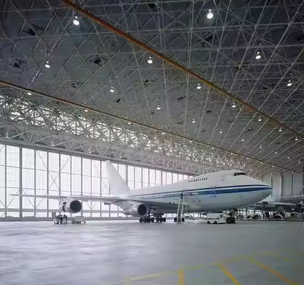 Modern Özel Çelik Yapı Bina Prefab Depo Atölyesi Uçak Hangarı Ofis Binaları