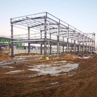 Düşük maliyetli prefabrik hafif yapı çelik yapı depo kulübesi