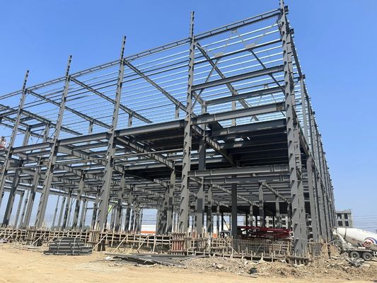 Galvanizli Çelik Panel Prefab Metal Depo Korozyon Karşıtı Kaplama Serbest Tasarım