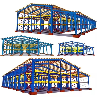 Metal Bina Prefabrik Çelik Çadır Çelik Yapı Atölyesi Depo Binası