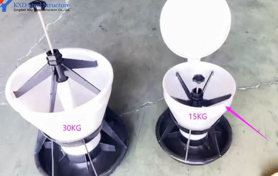 Paslanmaz çelik domuz çiftliği ekipmanları otomatik domuz besleyici / çift domuz çukuru